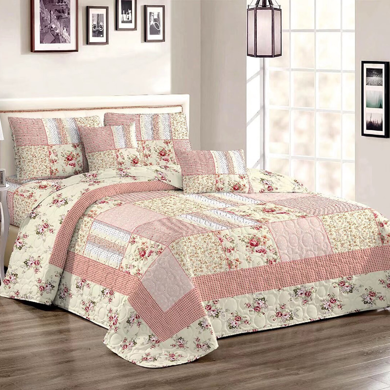Quilted nyomtatott ágytakarókészlet